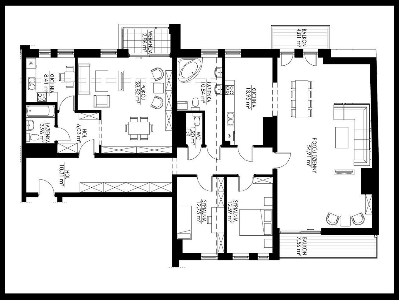 plan mieszkania projekt