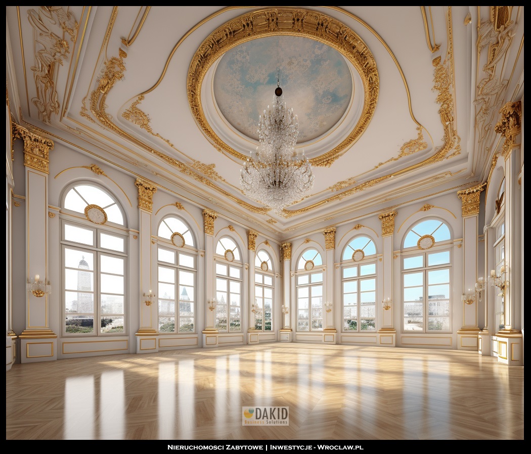 sala balowa w pałacu