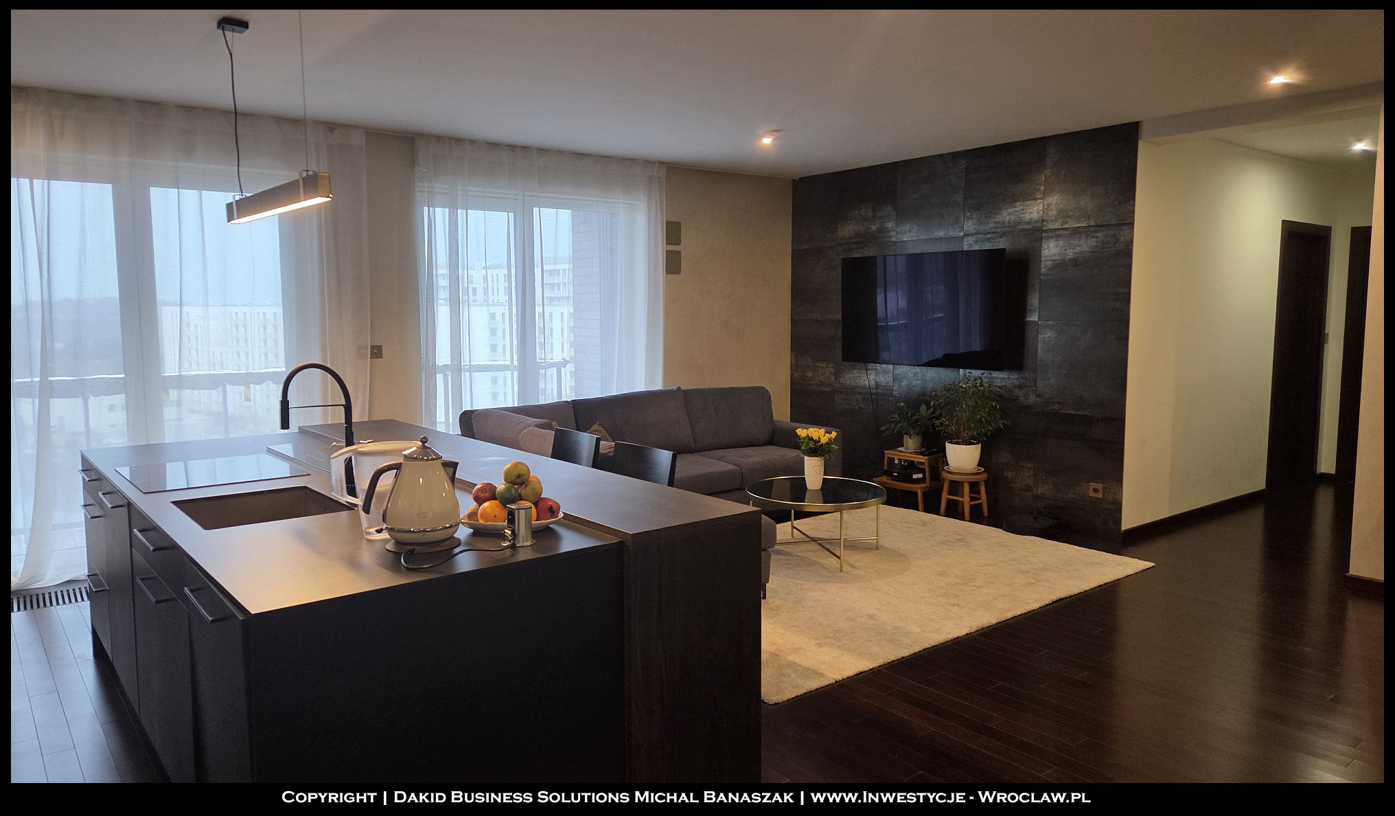 apartament na sprzedaż Wrocław Krzyki - Tarnogaj - salon ujęcie 1