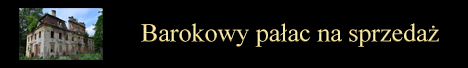 barokowy pałac na sprzedaż barokowy pałaca na sprzedaż